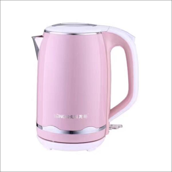 Anti  Scage Plastic Double Wall Electric Kettle  0.35mm Thickness CE CB Certification