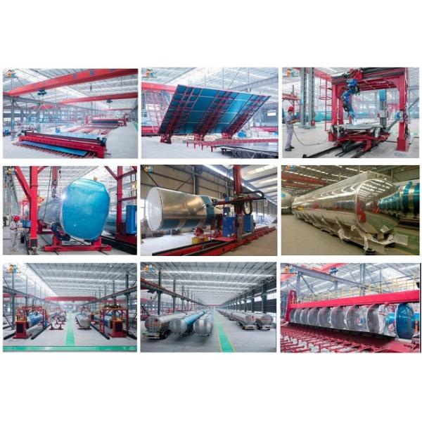 4 Axles 42000 Liters Aluminium Petroleum Tanker Semi Truck Trailer