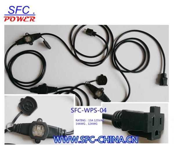 4 Outlet Heavy Duty Power Strip extension cord