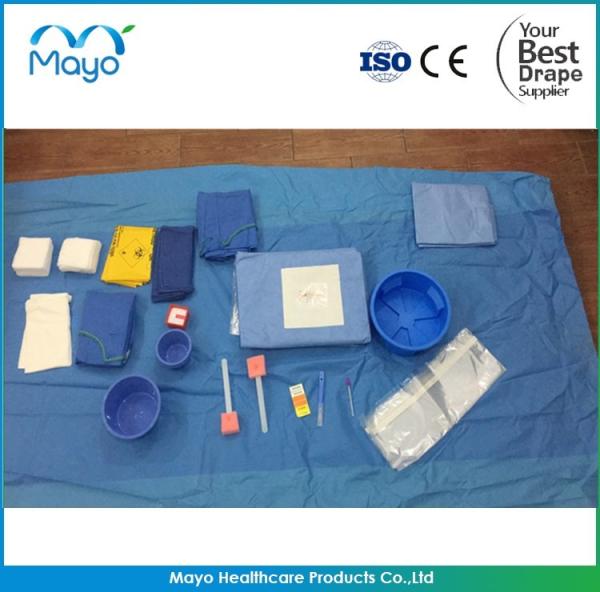 Hospital Femoral Angiography Drape Disposable Surgical Packs For Neuro Operation