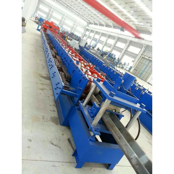 Bearing Steel Guardrail Plate Cold Roll Forming Machine 16M Length Mold Cutting