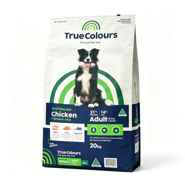 20kg Heavy-Duty Dog Food Bag - Matte Finish Resealable Sustainable Packaging for Pet Kibble