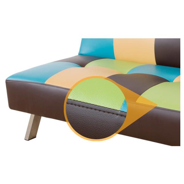 Colorful Fold Up Sleeping Sofa Bed Office , Living Room Hideaway Bed Couch 22kg