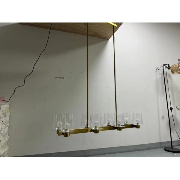 42 в 8 Светлые современные Золотые островные люстры освещение Дома Вход в фойе