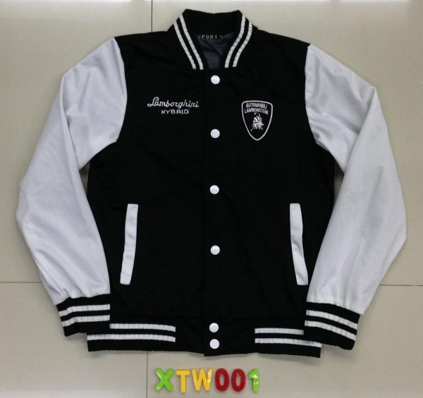 XTW001 Men's knitting baseball jackets coats swearshirt stock