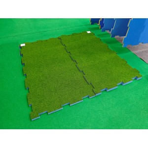 Custom HIC/CFH Tested Playground Shock Pad with 30mm-80mm Thickness and High Water Permeability for Artificial Grass Underlay