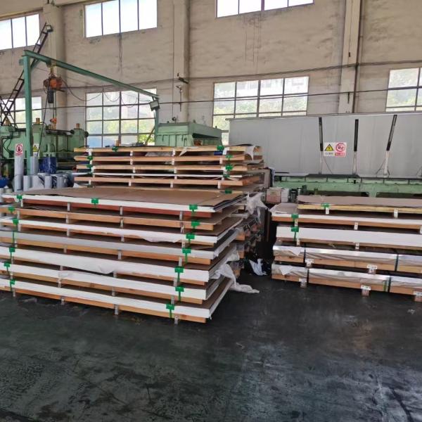 BA Stainless Steel Sheet Bright Annealing SS Sheet Both Side PVC Film 400# Griding SS Sheet