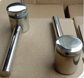 SS 304 316 Mirror Satin 32mmx12.7mmx70mm Inox Glass Clip 1'' X 1/2'' Stainless Steel Glass Holder With Tube  Soporte para Vidrio