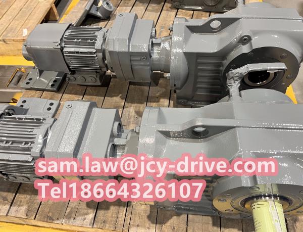 148.15 3HP Drive Helical Bevel Gear Motor Reducer DRN71MS4 0.75KW With Brake