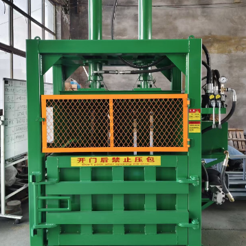 Automatic Paper Baler Auto Tying Mechanism And 2-6 Tons/Hour Capacity