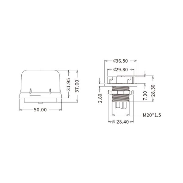 PWM High Bay Motion Sensor 30mA HNS151HB Диа 50 мм Zhaga Книга 18
