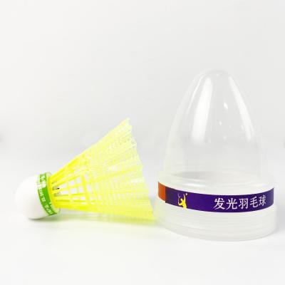 Nylon Luminous Badminton LED Shuttlecock Ball PU Cork