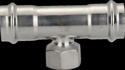 Female Tee Carbon Steel Weld Fittings DVGW Standard High Temperature Resistance