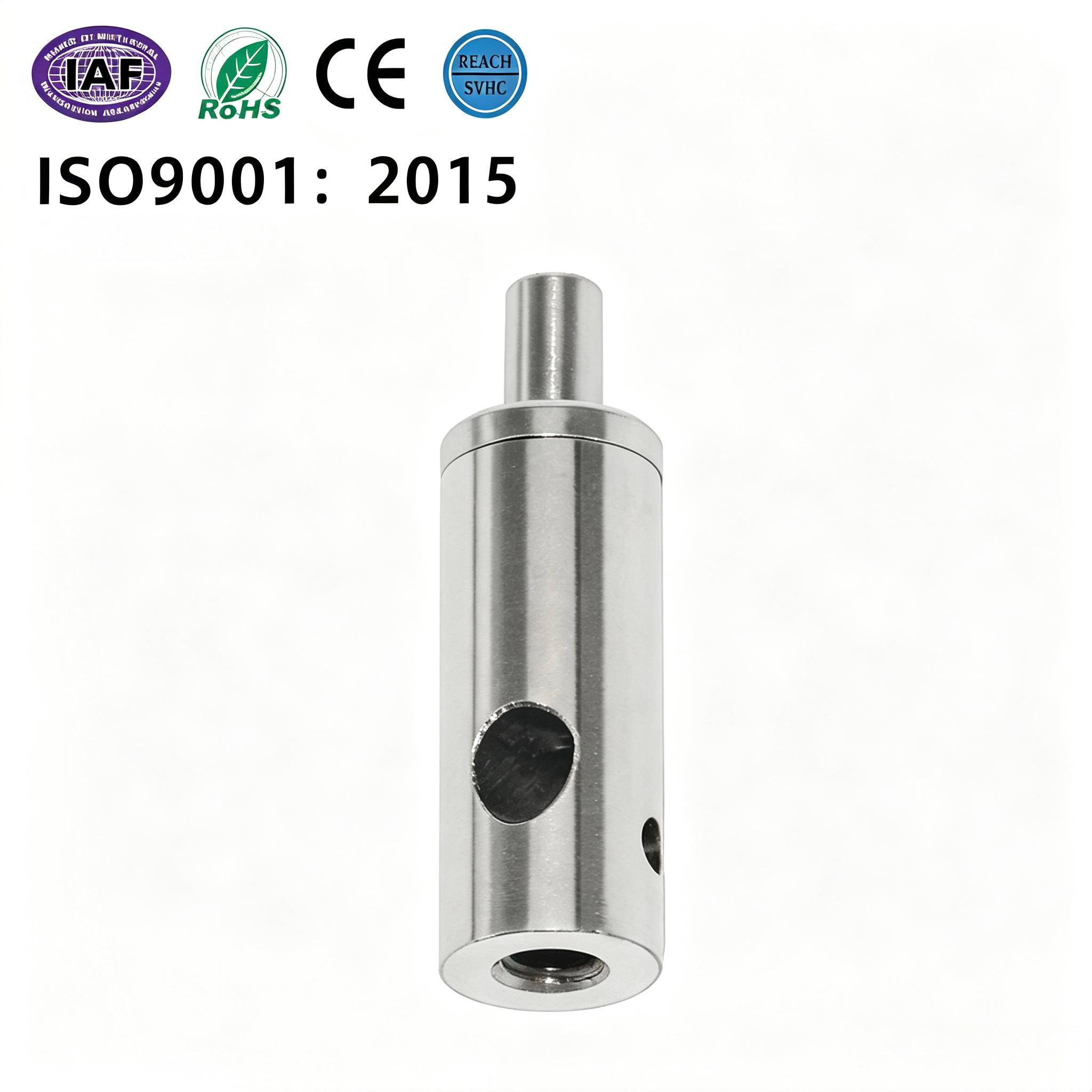 Side Hole Internal Thread M4 M5 M6 Wire Rope Gripper Press to Adjust Locking