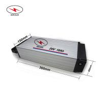 Support arrière électrique de batterie au lithium de bicyclette de BMS 24V 10Ah 20Ah