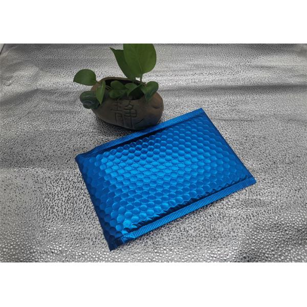 Голубая проложенная сумка почты пузыря, алюминиевая сумка почтовой отправки пузыря