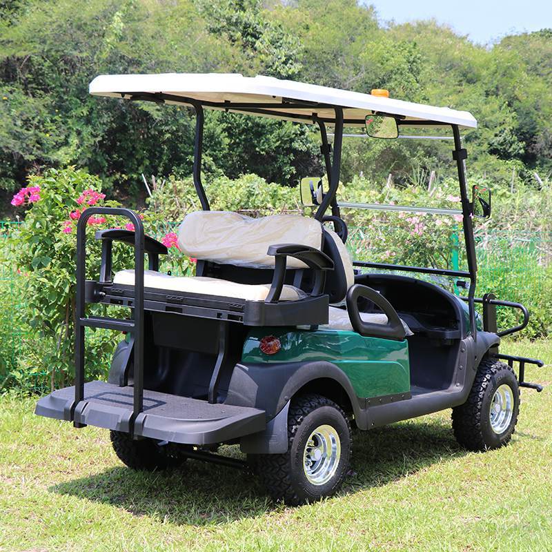 3-4 Passenger Electric Hunting Carts With Coil Spring Hydraulic Shock Absorber