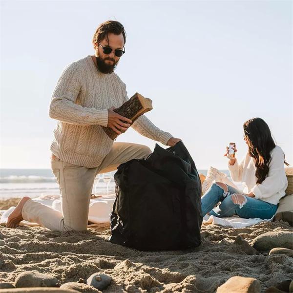 SS304 charcoal  brazier stove smokeless portable camping fire pit 1mm Thickness