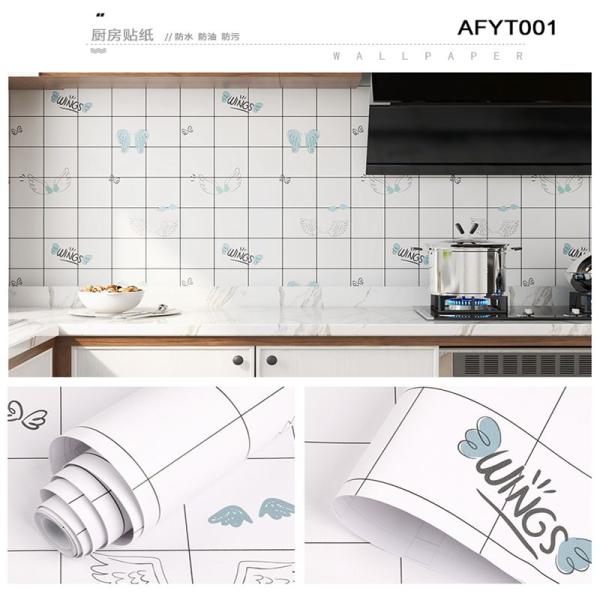 Entretenimiento Papel de pared de cocina impermeable PVC cerámica de baldosas pegatinas de pared de espuma para una fácil instalación autoadhesiva