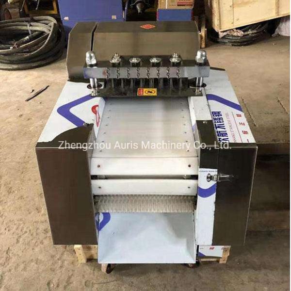 1.5kw Frozen Meat Dicing Machine 300kg/H Chicken Cube Slicer Machine