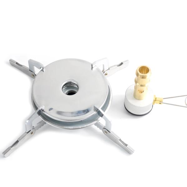 Outdoor Mini Camping Gas Stove with Stainless and Copper Portable Folding Gas Oven