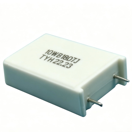 0.1 ~ 2.4K Ohm Cement Resistors Radial Leaded Type Anti Pulse Resistor
