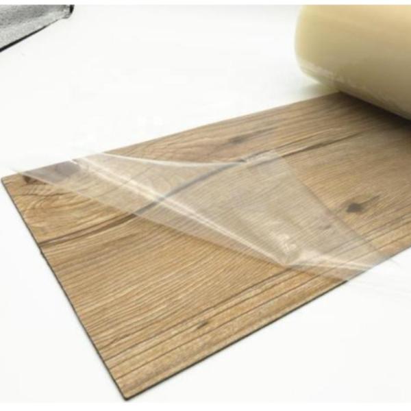 Transparent Blue PE Temporary Protection Film For Hard Floor Surface