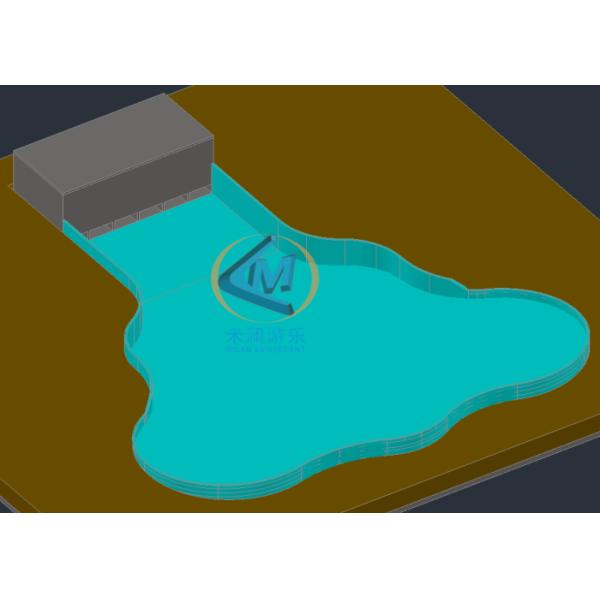 45kw Blower Wave Surf Pool for 500sqm Wave Zone with Low Noise for Commercial Aqua Parks