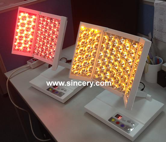 Portable LED Phototherapy Machine With Red / Blue / Yellow Light For Face Treatment