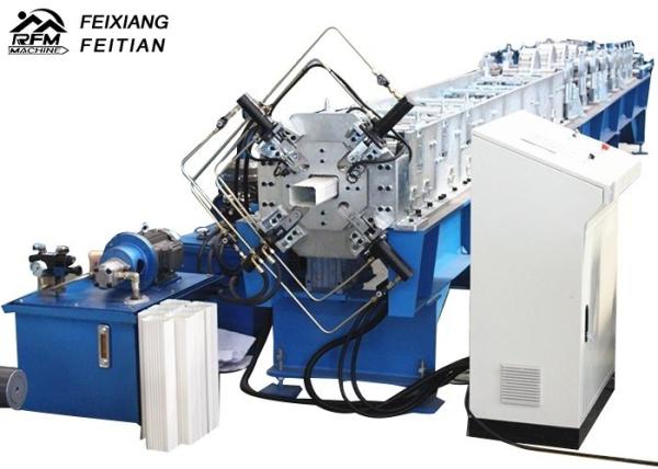 Reliable Downspout Roll Forming Machine , Galvanized Steel Pipe Making Machine