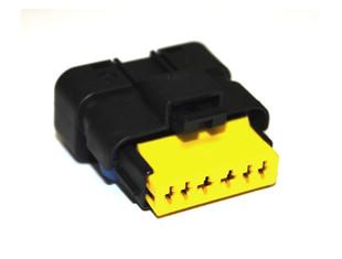 6 Pin Amphenol Industrial Connectors 211PC069S0049 Wire To Board 2 Row
