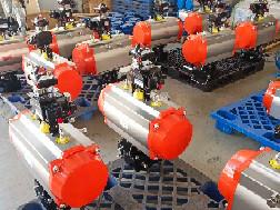 Rack And Pinion Quarter Turn Pneumatic Rotary Actuators for Control Valves
