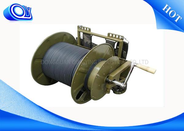 1 ~ 12 Cores Fiber Optic Cable Reel For Trailers 2KM To 4KM Per Reel Package