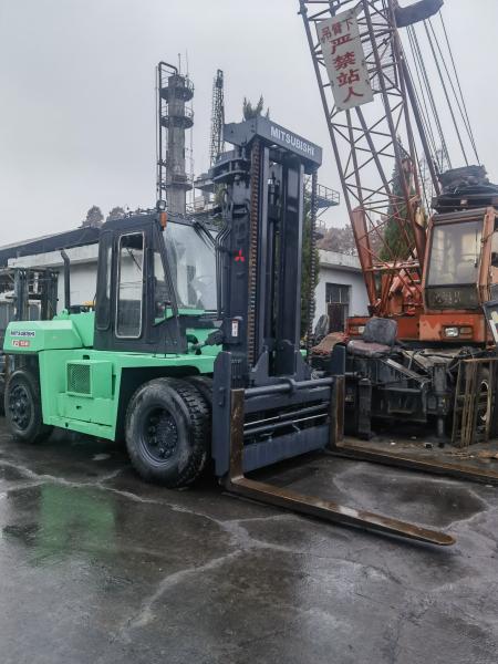 15 Ton Mitsubishi FD150 Diesel Forklift for Hotels Efficiency Improvement