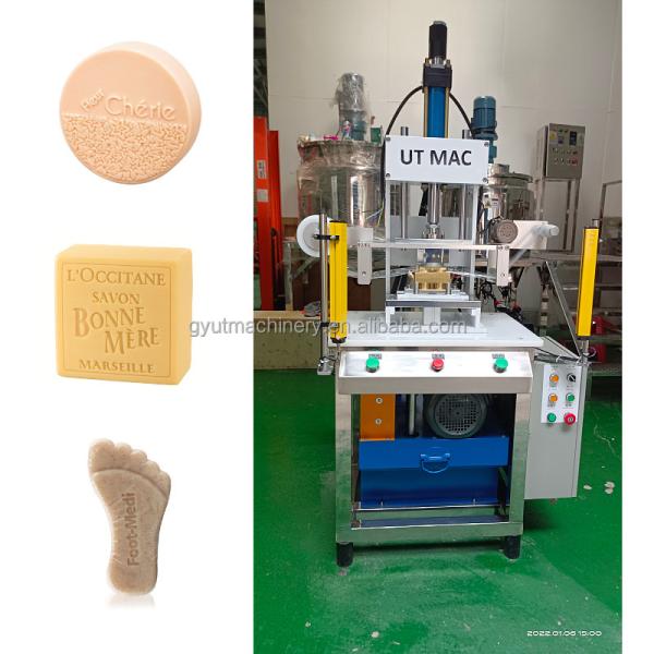 Transparent Soap Bars Soap Logo Stamping Machine with Press Forming Shenzhen 300