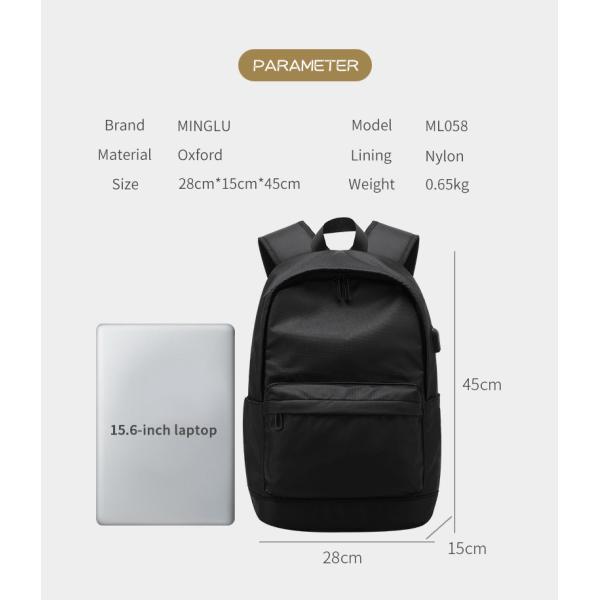 L'usine personnalisé logo sac à dos 15.6 pouces sac portable mode adolescents sac à dos de l'école hommes