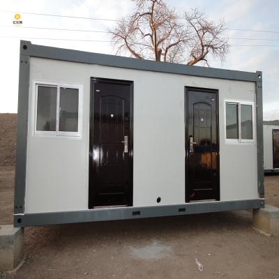 Galvanized Steel Prefabricated Container House with Glass Wool Panels