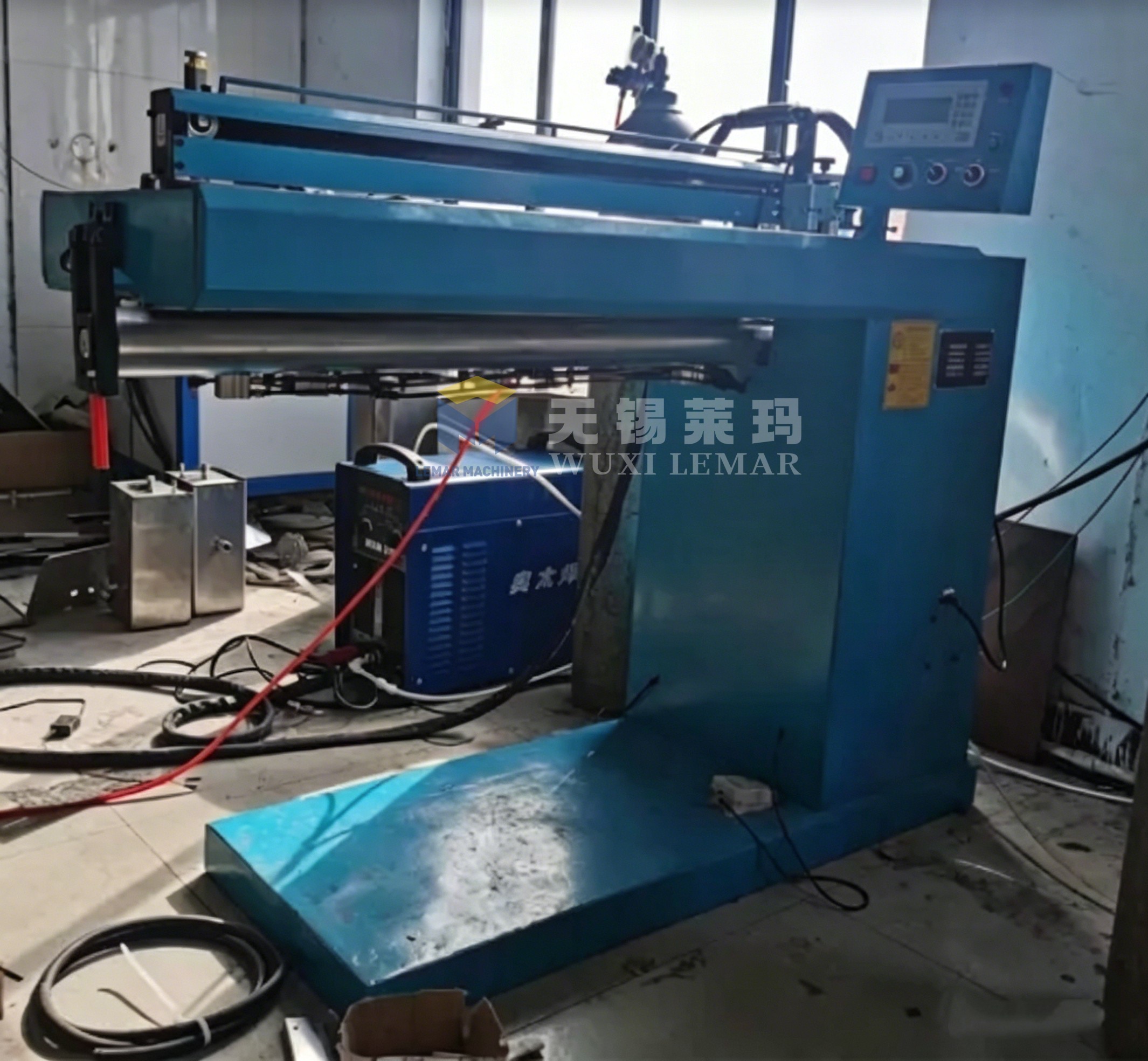 1 Ton Welding Positioner Small Rotating Worktable For Pipe Stainless Steel Vessel Welding