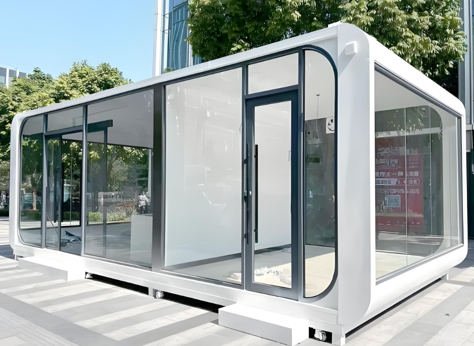Luxury Micro Space Capsules and Apple Pods Prefabricated Luxury Sunrooms for Stores and Offices