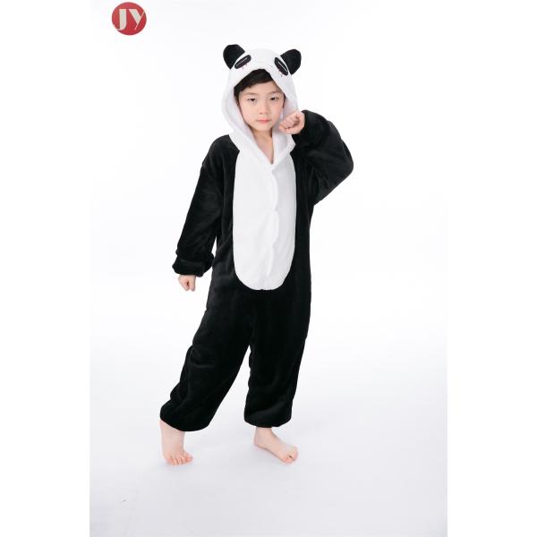 100% Polyester Flannel Fleece Fabric Kids Cute Panda Onesie Winter keep warm Animal Christmas Cosplay pajamas