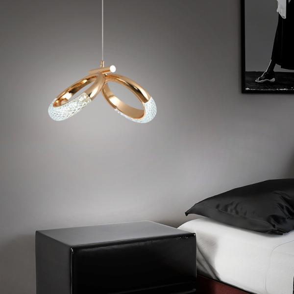 JYLIGHTING Modern Exquisite Moon Living Room Back Wall Acrylic Wall Lamp Creative Personality Bedroom Bedside LED Wall Lights Modern Pendant Light
