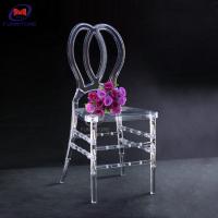 Butterfly Shape Clear Resin Chiavari Chairs 7 Bars Event Chair Mordern OEM ODM Service