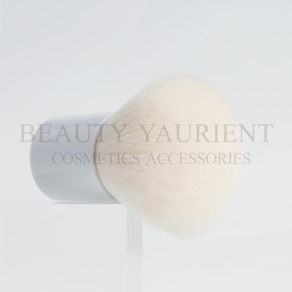 Plastic Handle Private Logo Kabuki Makeup Brush For Loose Powder