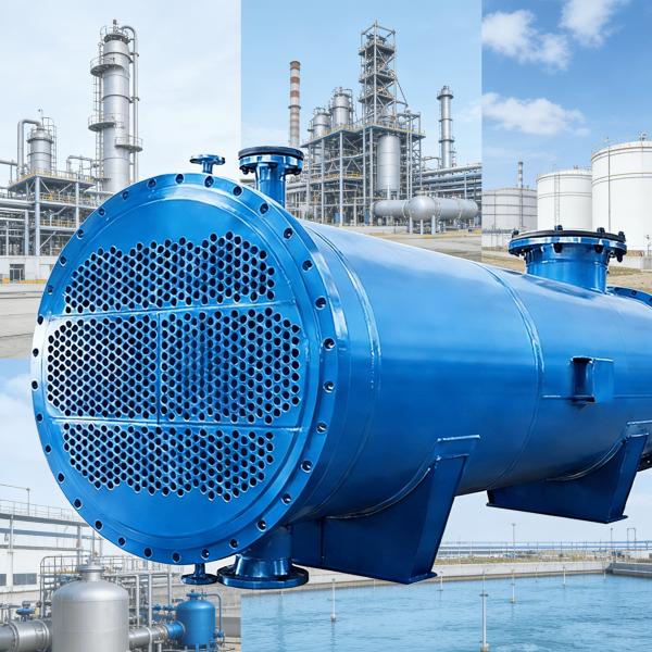 Stainless Steel Heat Exchanger with Customized Size and 0.1-10 Mpa Design Pressure for Industrial Applications