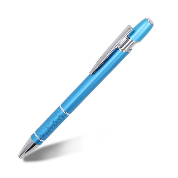 Multi Colors Press Metal Ballpoint Pen 1.0mm Anti-Slip Pen Grip Click Ball Pen