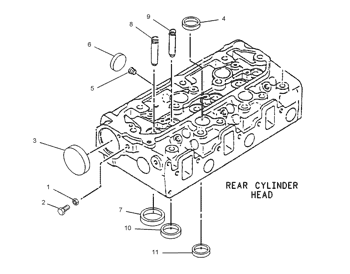 1838172 183-8172 guía del cilindro del excavador del gato 320C