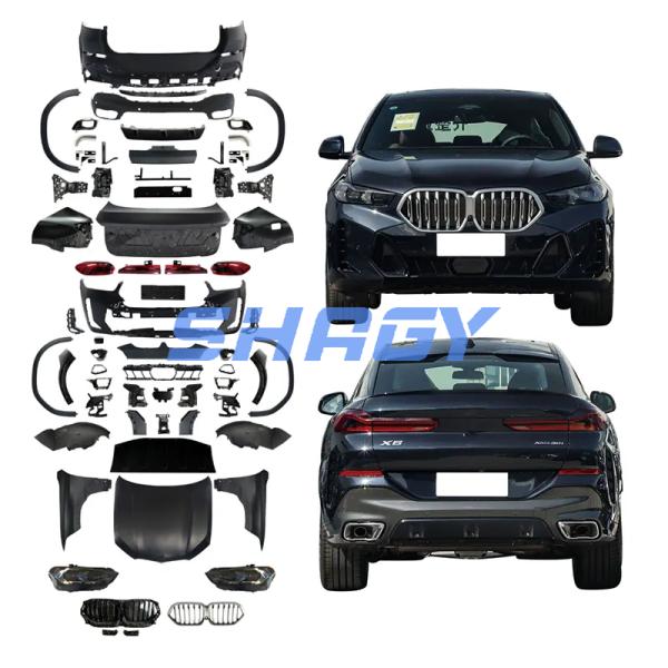 Body Kit Light For BMW X6 E71 08-14 To G06 LCI 24-IN M-TECH Genuine Car Body Parts