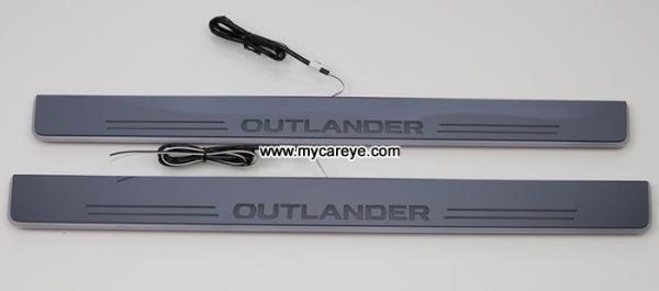 Mitsubishi Outlander car Water proof Welcome pedal auto lights sill door pedal