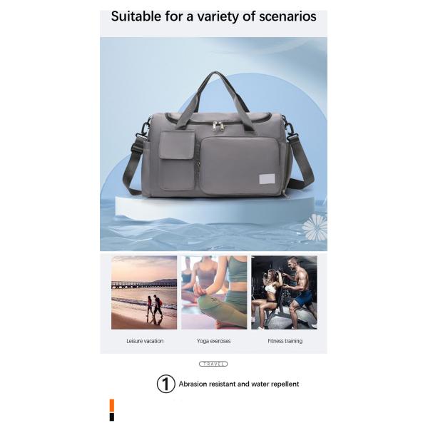 Sympathybag  New independent shoe position fitness bag wet and dry separation swimming bag oxford yoga leisure travel bag