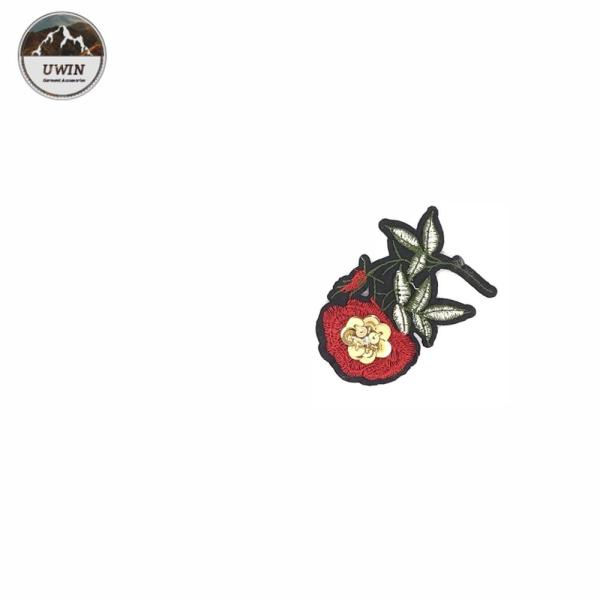 Textile Embroidery Stitches,Vintage Flower Embroidery Patch#C10001